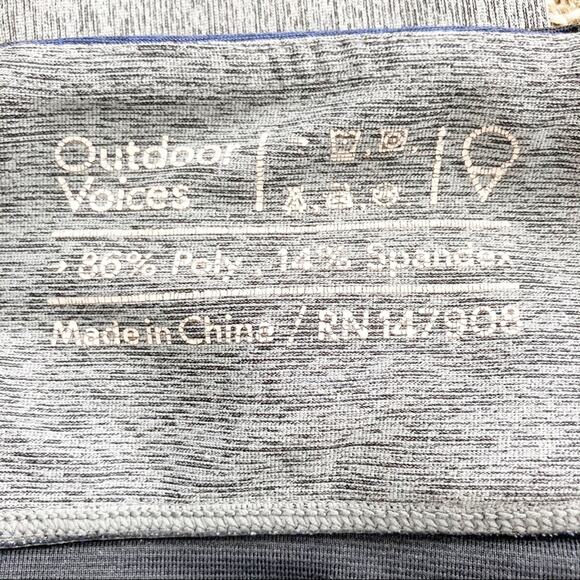 Outdoor Voices Blue Color Block Leggings Sz L - Picture 4 of 5